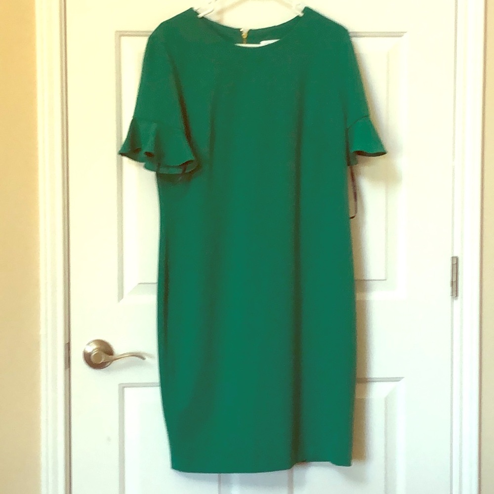 Emerald Green Calvin Klein Dress